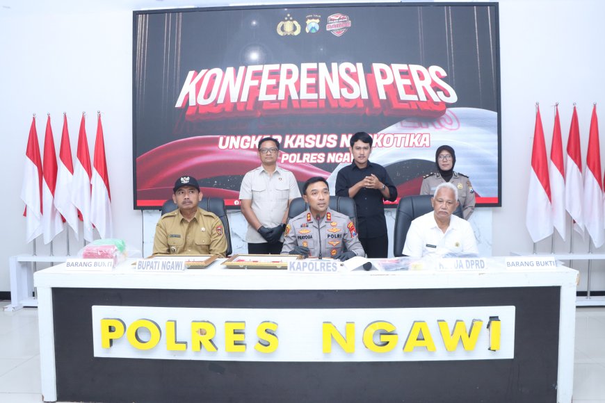 Polisi Ungkap Peredaran Narkoba di Ngawi