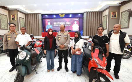 Polda Jatim Pastikan Pengembalian Motor Korban Tanpa Biaya