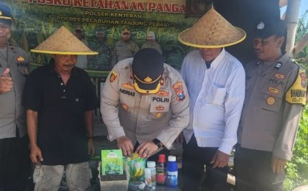 Kelompok Tani Dapat Dukungan Nyata dari Polres Pelabuhan Tanjungperak
