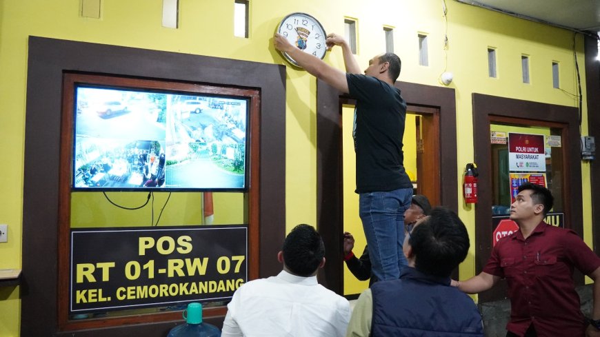 Sambang Poskamling, Kapolresta Malang Kota Serap Aspirasi dan Jaga Kamtibmas Hingga Level RT   