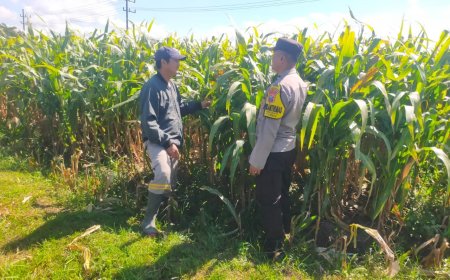 Polres Malang Perkuat Sinergi Ketahanan Pangan Lewat Pendampingan Bhabinkamtibmas